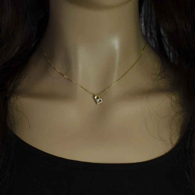 GOLDIE Zlatý náhrdelník Srdce LNL154.ZOB GOLDIE Zlatý náhrdelník Srdce LNL154.ZOB