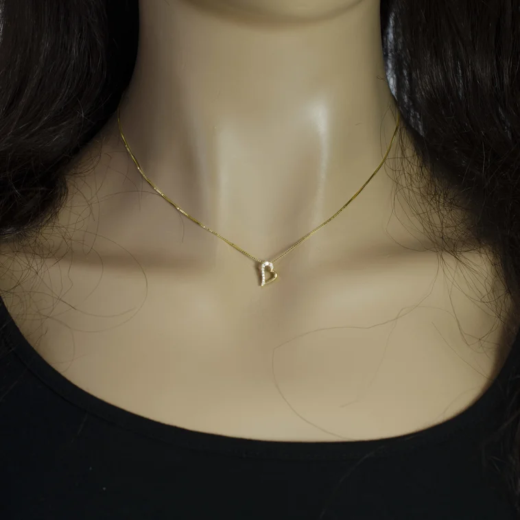 GOLDIE Zlatý náhrdelník Srdce LNL156.ZOB GOLDIE Zlatý náhrdelník Srdce LNL156.ZOB