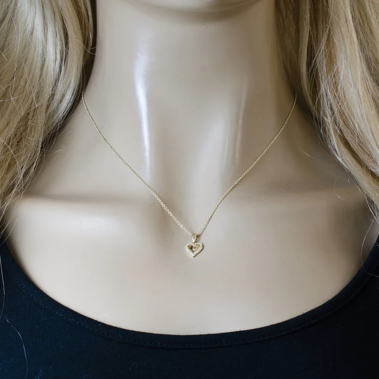 GOLDIE Zlatý náhrdelník srdiečko LNL304.AV GOLDIE Zlatý náhrdelník srdiečko LNL304.AV