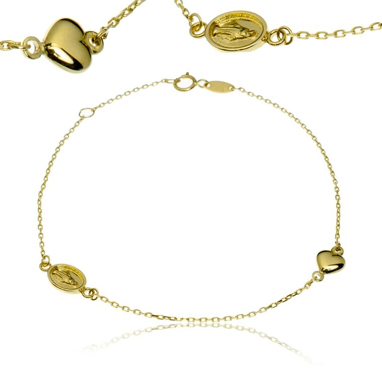 GOLDIE Zlatý náramok Faith LBR253.SP