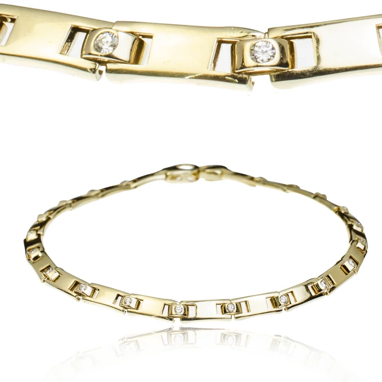 GOLDIE Zlatý náramok Leroy LBR164.COM GOLDIE Zlatý náramok Leroy LBR164.COM