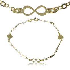 GOLDIE Zlatý náramok nekonečno LBR232.TR GOLDIE Zlatý náramok nekonečno LBR232.TR