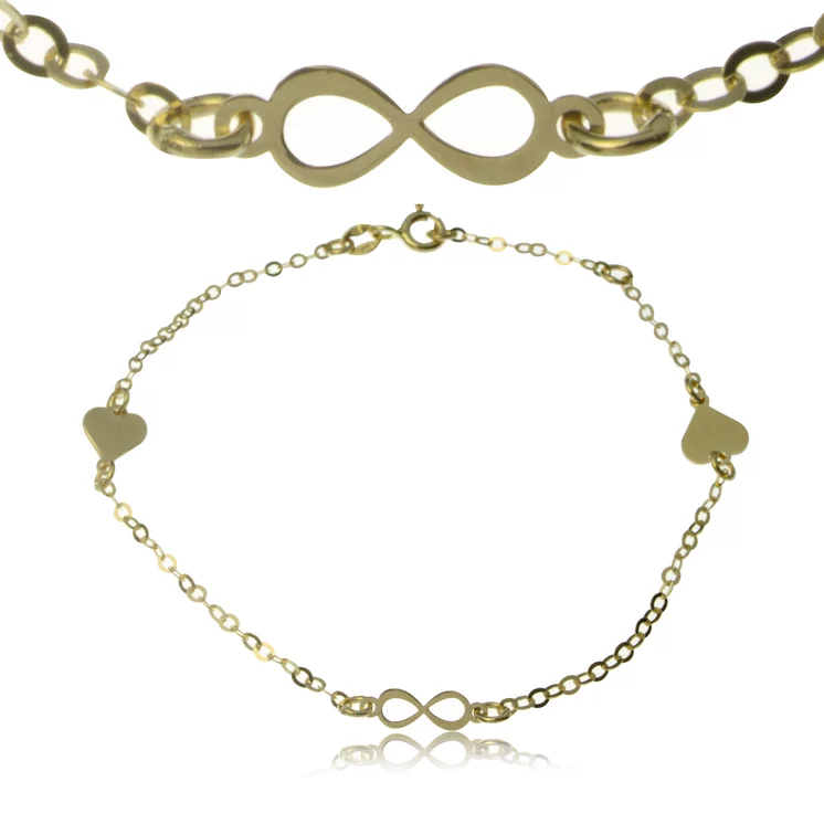 GOLDIE Zlatý náramok nekonečno LBR232.TR GOLDIE Zlatý náramok nekonečno LBR232.TR
