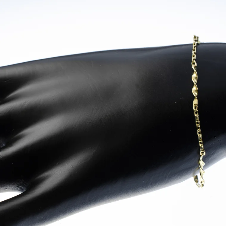 GOLDIE Zlatý náramok Twist LBR181.ZAT GOLDIE Zlatý náramok Twist LBR181.ZAT