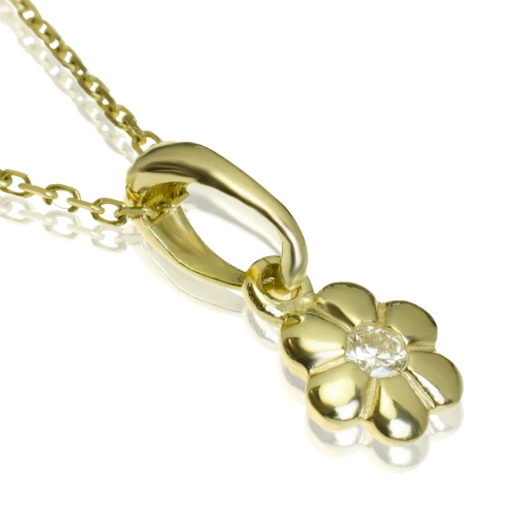 GOLDIE Zlatý prívesok Clem kvetinka s diamantom LPE563.ZOB GOLDIE Zlatý prívesok Clem kvetinka s diamantom LPE563.ZOB