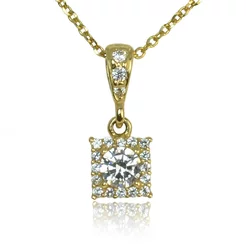 GOLDIE Zlatý prívesok Cube shine LPE182.TRB GOLDIE Zlatý prívesok Cube shine LPE182.TRB