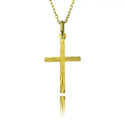 GOLDIE Zlatý prívesok Krížik golden LPE247.TRB GOLDIE Zlatý prívesok Krížik golden LPE247.TRB