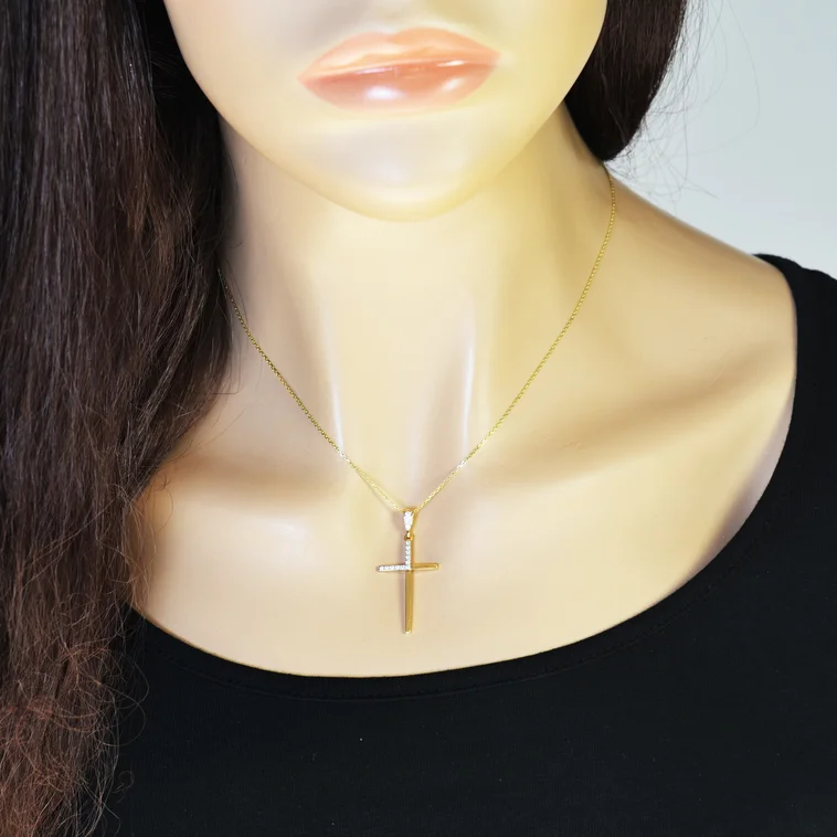 GOLDIE Zlatý prívesok Krížik LPE013.TRB GOLDIE Zlatý prívesok Krížik LPE013.TRB