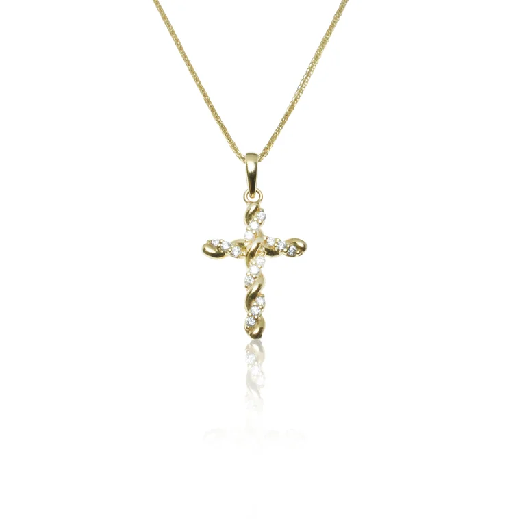 GOLDIE Zlatý prívesok Krížik LPE630.TR GOLDIE Zlatý prívesok Krížik LPE630.TR