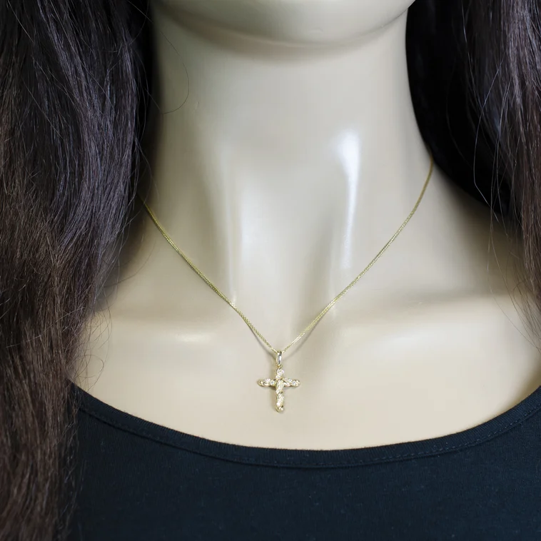 GOLDIE Zlatý prívesok Krížik LPE630.TR GOLDIE Zlatý prívesok Krížik LPE630.TR
