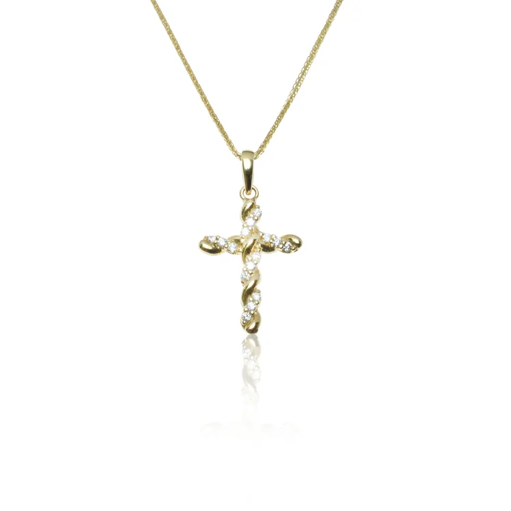 GOLDIE Zlatý prívesok Krížik LPE630.TR GOLDIE Zlatý prívesok Krížik LPE630.TR
