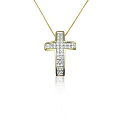 GOLDIE Zlatý prívesok Krížik LPE634.ST GOLDIE Zlatý prívesok Krížik LPE634.ST