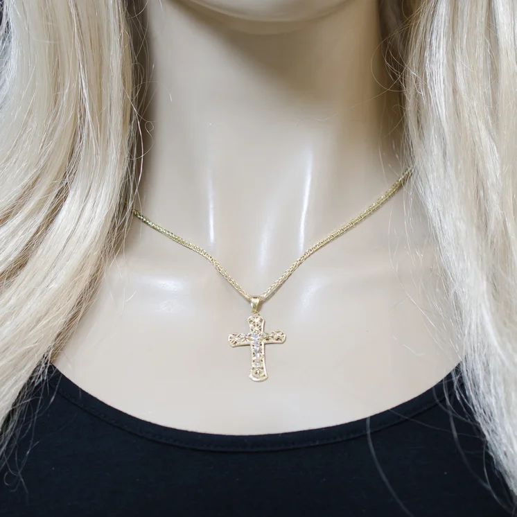 GOLDIE Zlatý prívesok krížik LPE760.TR GOLDIE Zlatý prívesok krížik LPE760.TR