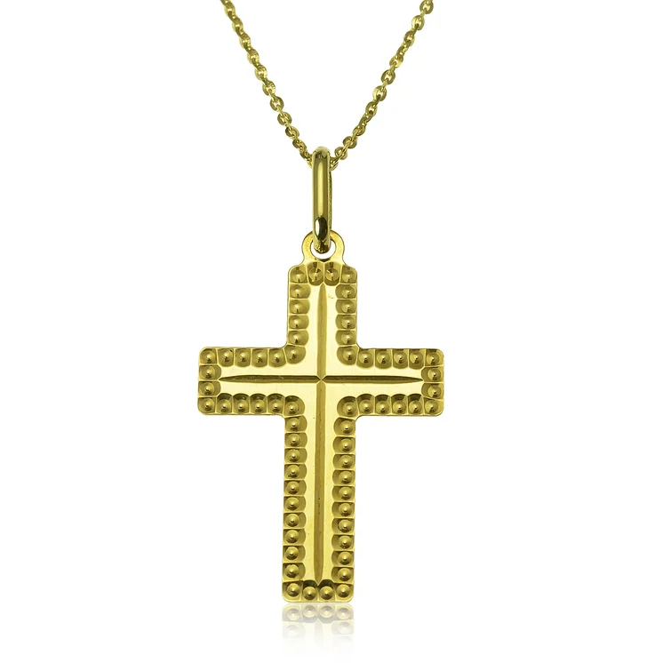 GOLDIE Zlatý prívesok Krížik patted border LPE306.TRB GOLDIE Zlatý prívesok Krížik patted border LPE306.TRB