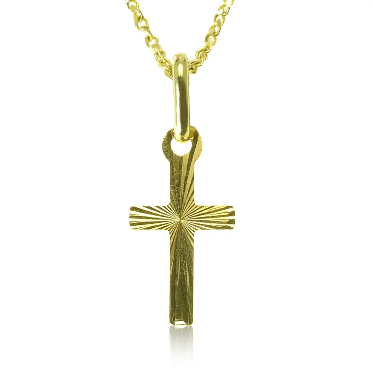 GOLDIE Zlatý prívesok Krížik simple gold LPE270.TRB GOLDIE Zlatý prívesok Krížik simple gold LPE270.TRB