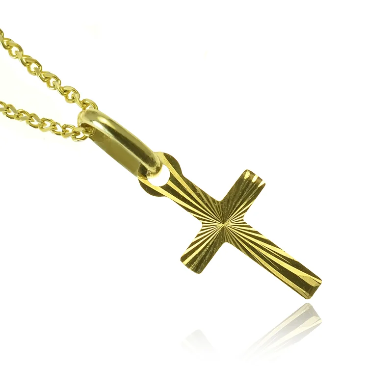 GOLDIE Zlatý prívesok Krížik simple gold LPE270.TRB GOLDIE Zlatý prívesok Krížik simple gold LPE270.TRB