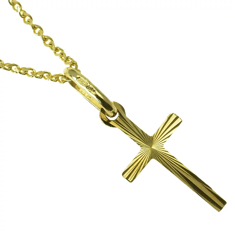 GOLDIE Zlatý prívesok Krížik simple LPE190.TRB GOLDIE Zlatý prívesok Krížik simple LPE190.TRB