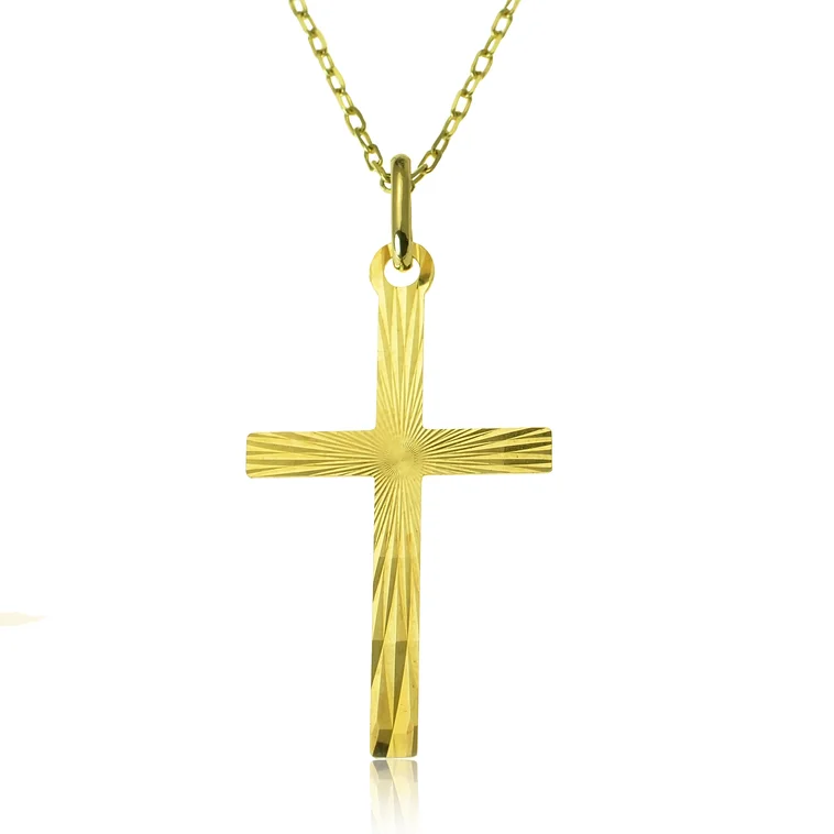 GOLDIE Zlatý prívesok Krížik simple LPE443.TRB GOLDIE Zlatý prívesok Krížik simple LPE443.TRB