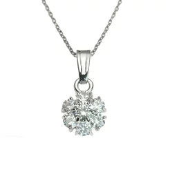 GOLDIE Zlatý prívesok Kvetinka clear stones LPE050.GMB GOLDIE Zlatý prívesok Kvetinka clear stones LPE050.GMB