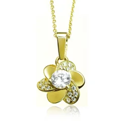 GOLDIE Zlatý prívesok kvetinka miracle LPE331.AWX GOLDIE Zlatý prívesok kvetinka miracle LPE331.AWX