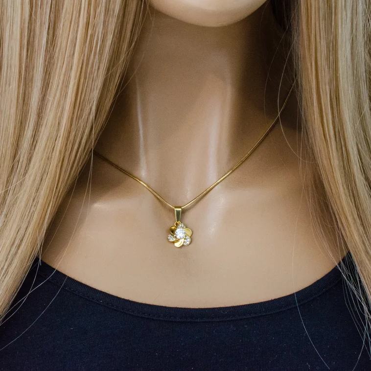 GOLDIE Zlatý prívesok kvetinka miracle LPE331.AWX GOLDIE Zlatý prívesok kvetinka miracle LPE331.AWX