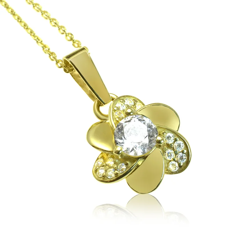 GOLDIE Zlatý prívesok kvetinka miracle LPE331.AWX GOLDIE Zlatý prívesok kvetinka miracle LPE331.AWX