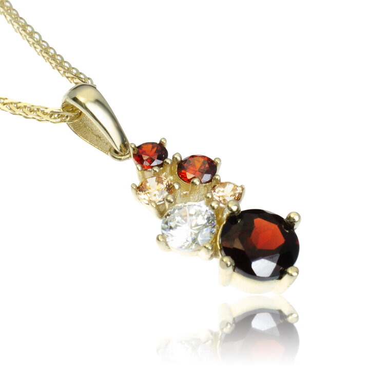 GOLDIE Zlatý prívesok Red passion LPE604.AV