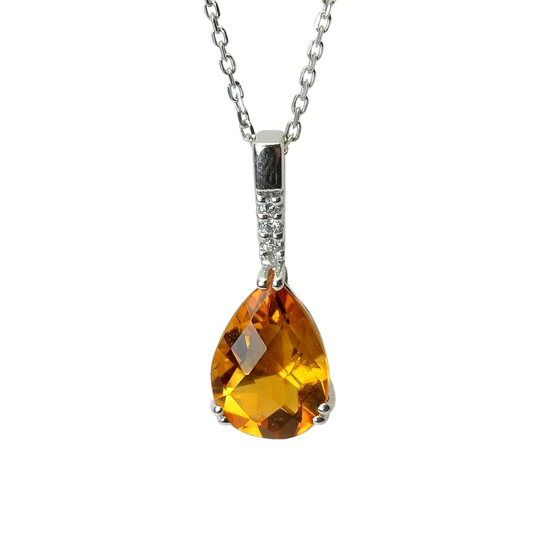GOLDIE Zlatý prívesok s citrínom a diamantmi Nectar LPE051.ALB GOLDIE Zlatý prívesok s citrínom a diamantmi Nectar LPE051.ALB
