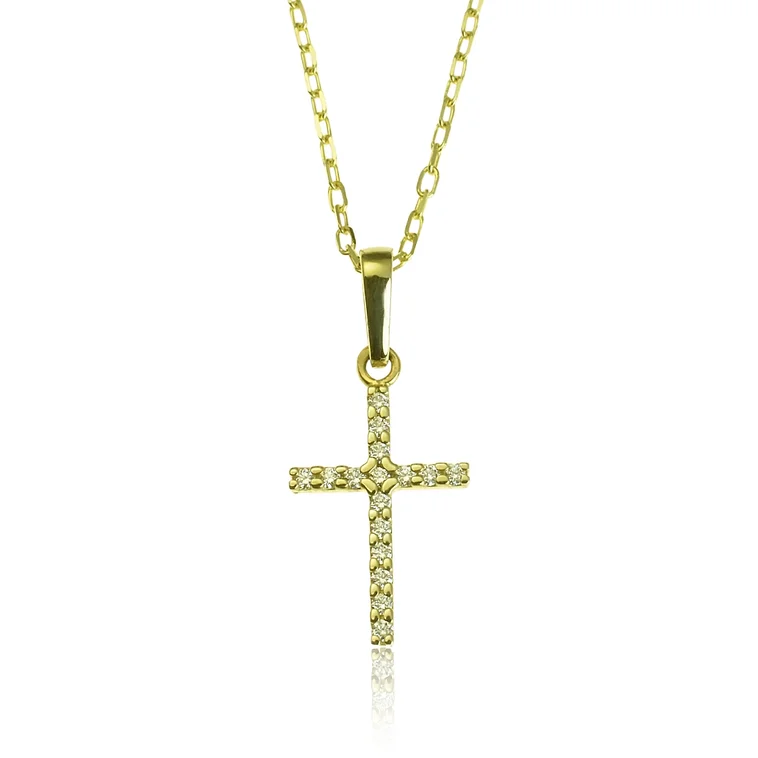 GOLDIE Zlatý prívesok s diamantmi Krížik LPE430.ODB GOLDIE Zlatý prívesok s diamantmi Krížik LPE430.ODB