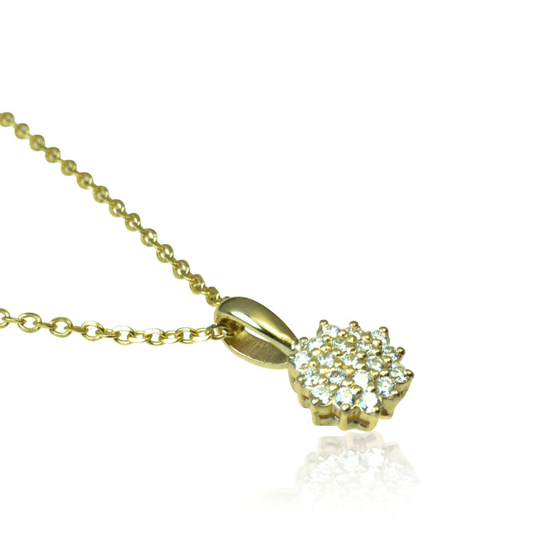 GOLDIE Zlatý prívesok s diamantmi Miris LPE581.MA