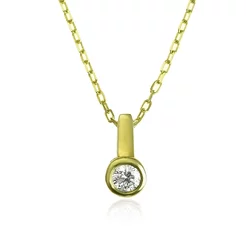 GOLDIE Zlatý prívesok s diamantom Trisse LPE067.ALB GOLDIE Zlatý prívesok s diamantom Trisse LPE067.ALB