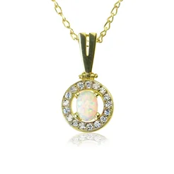 GOLDIE Zlatý prívesok s opálom Rita LPE507.STS GOLDIE Zlatý prívesok s opálom Rita LPE507.STS