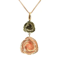 GOLDIE Zlatý prívesok s Ružičkou Unique rose LPE465.TRB