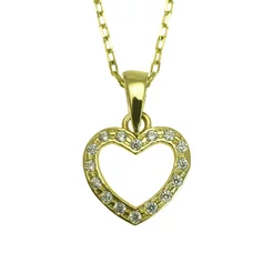GOLDIE Zlatý prívesok Srdiečko cute LPE152.TRB GOLDIE Zlatý prívesok Srdiečko cute LPE152.TRB