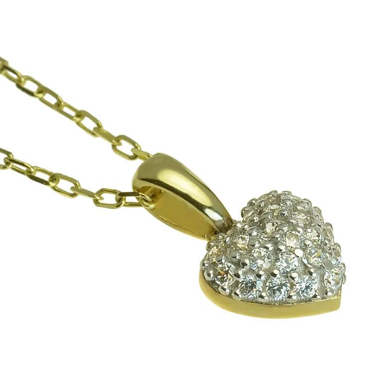 GOLDIE Zlatý prívesok Srdiečko gold shine LPE133.TRB GOLDIE Zlatý prívesok Srdiečko gold shine LPE133.TRB
