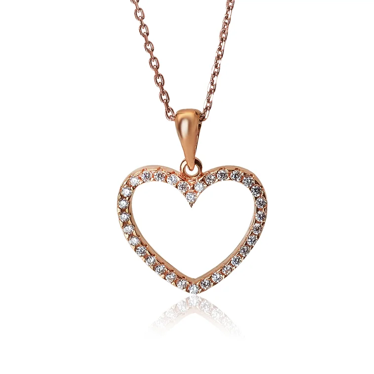 GOLDIE Zlatý prívesok srdiečko rose outline LPE365.TRB GOLDIE Zlatý prívesok srdiečko rose outline LPE365.TRB