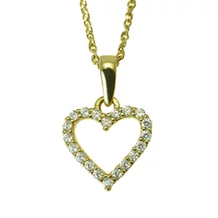 GOLDIE Zlatý prívesok Srdiečko simple shine GOLDIE Zlatý prívesok Srdiečko simple shine
