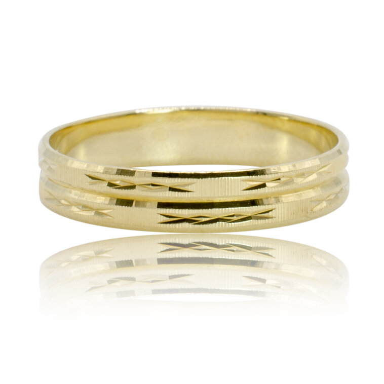 GOLDIE Zlatý prsteň Aina LRG586.F