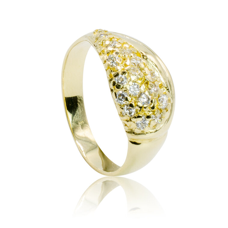 GOLDIE Zlatý prsteň Aldona LRG592.F