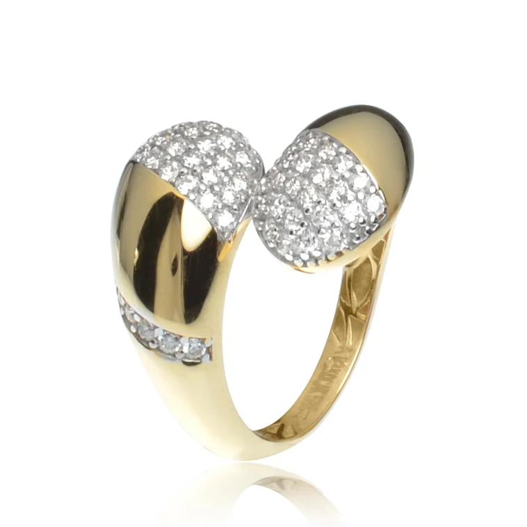 GOLDIE Zlatý prsteň Angèle LRG521.TR GOLDIE Zlatý prsteň Angèle LRG521.TR