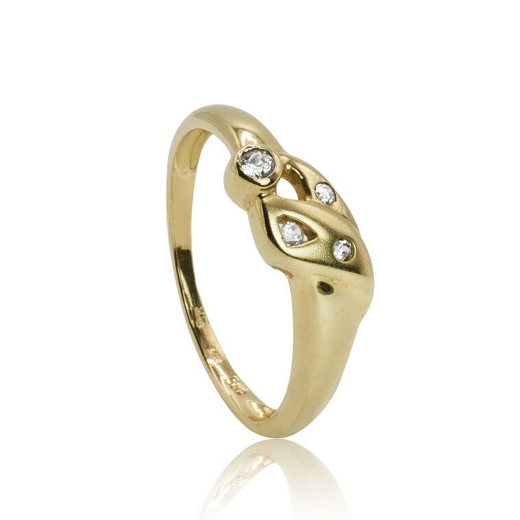 GOLDIE Zlatý prsteň Beuty LRG636.K