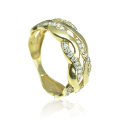 GOLDIE Zlatý prsteň Bianca LRG174.STB