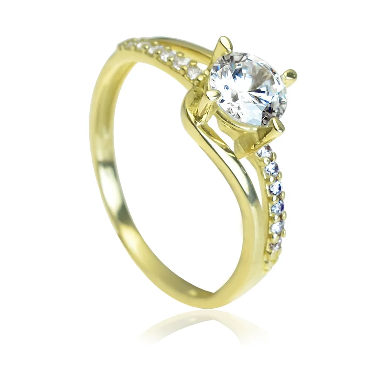 GOLDIE Zlatý prsteň Catharine LRG398.AWB GOLDIE Zlatý prsteň Catharine LRG398.AWB