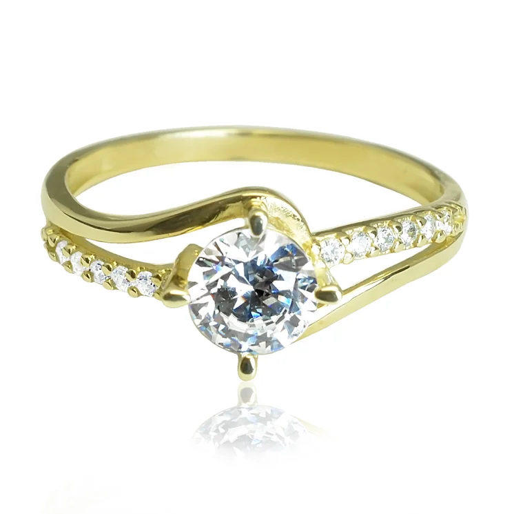 GOLDIE Zlatý prsteň Catharine LRG398.AWB GOLDIE Zlatý prsteň Catharine LRG398.AWB