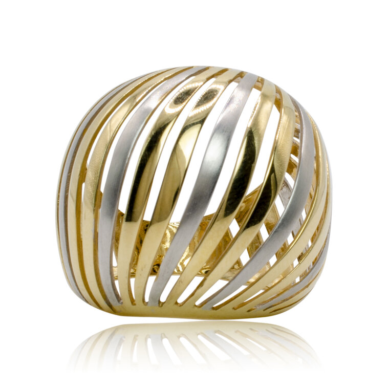 GOLDIE Zlatý prsteň Cecilia LRG552.TR
