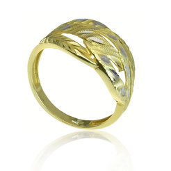 GOLDIE Zlatý prsteň Cherish LRG310.TRB