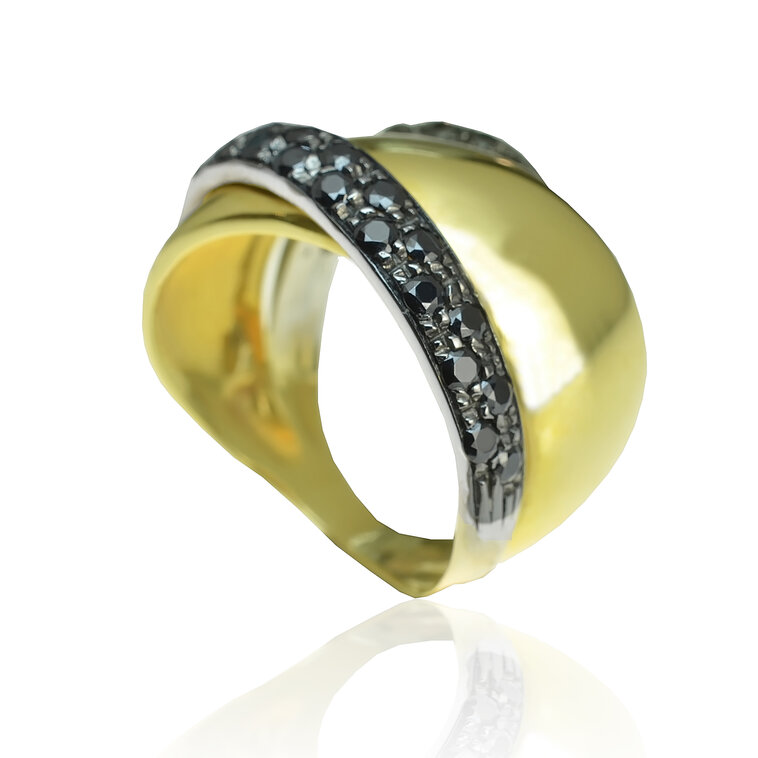 GOLDIE Zlatý prsteň Cynthia LRG072.GMB