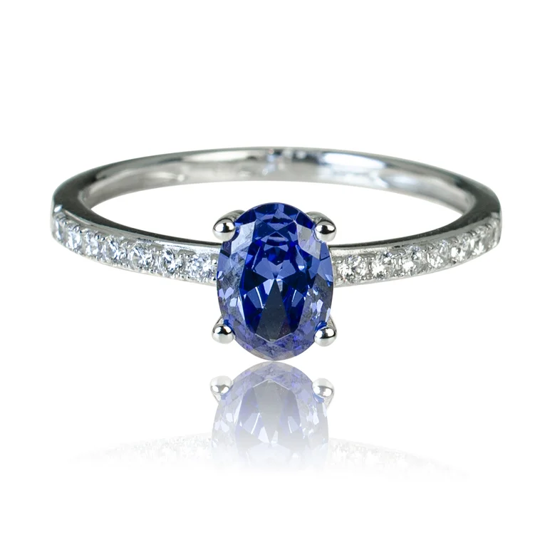 GOLDIE Zlatý prsteň Danielle blue LRG429.AVB GOLDIE Zlatý prsteň Danielle blue LRG429.AVB