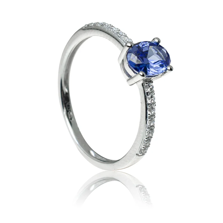 GOLDIE Zlatý prsteň Danielle blue LRG429.AVB GOLDIE Zlatý prsteň Danielle blue LRG429.AVB