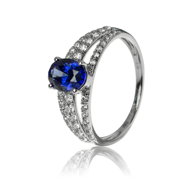 GOLDIE Zlatý prsteň Danielle blue LRG430.AVB GOLDIE Zlatý prsteň Danielle blue LRG430.AVB